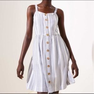 Loft Button Down Summer Dress